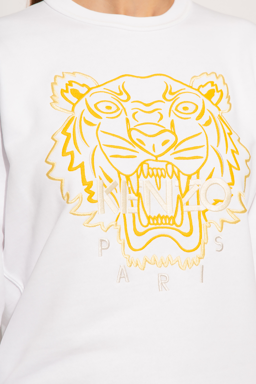 Kenzo jumper white deals and gold